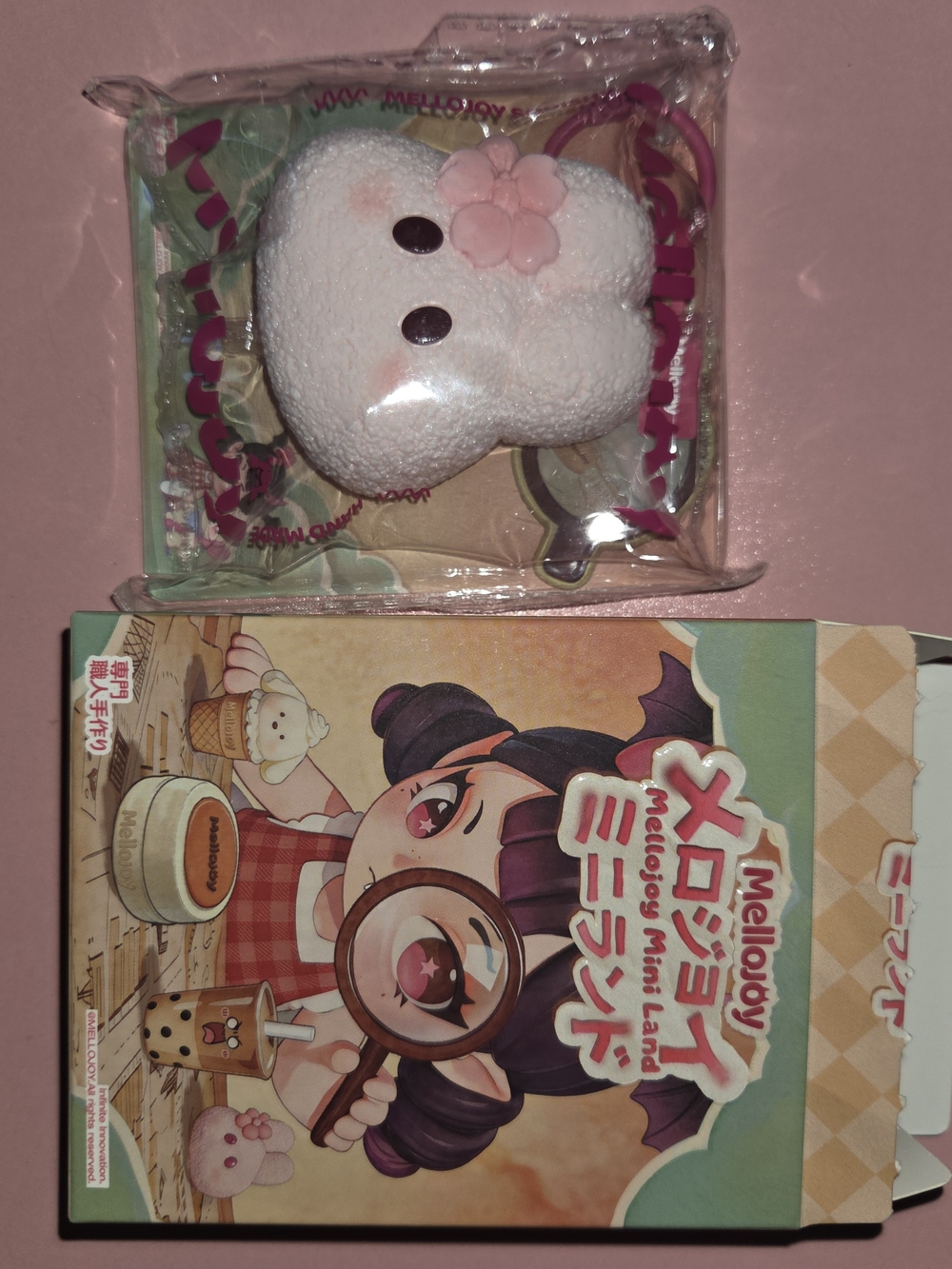 Mellojoy Mini Land Sakura Bunny Squishy Charm